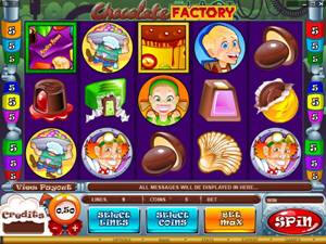 Chocolate factory Slot Screenshot