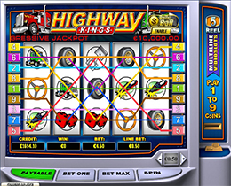 Highway Kings Slot Screenshot