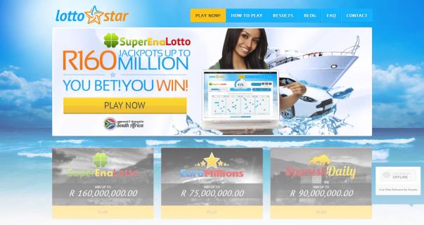 Lottostar Website
