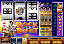 Rock The Boat Slot Screenshot