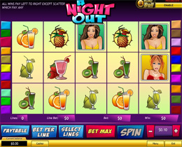 A Night Out Slot Screenshot