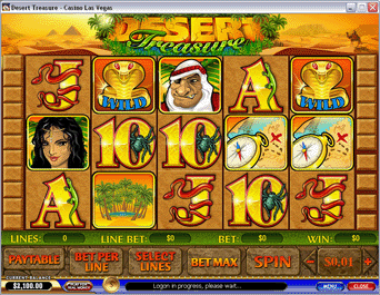 Desert Treasure Slot Screenshot