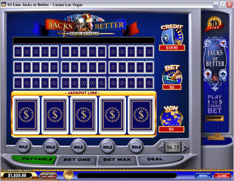 Jacks or Better Slot Screenshot