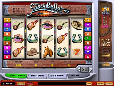 Silver Bullet Slot Screenshot