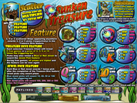 Sunken Treasures Slot Screenshot