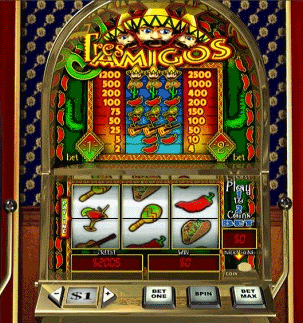 Tres Amigos Slot Screenshot